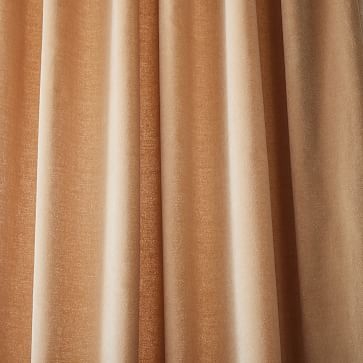 Cotton Velvet Curtain, 48"x108", Incense - Image 1