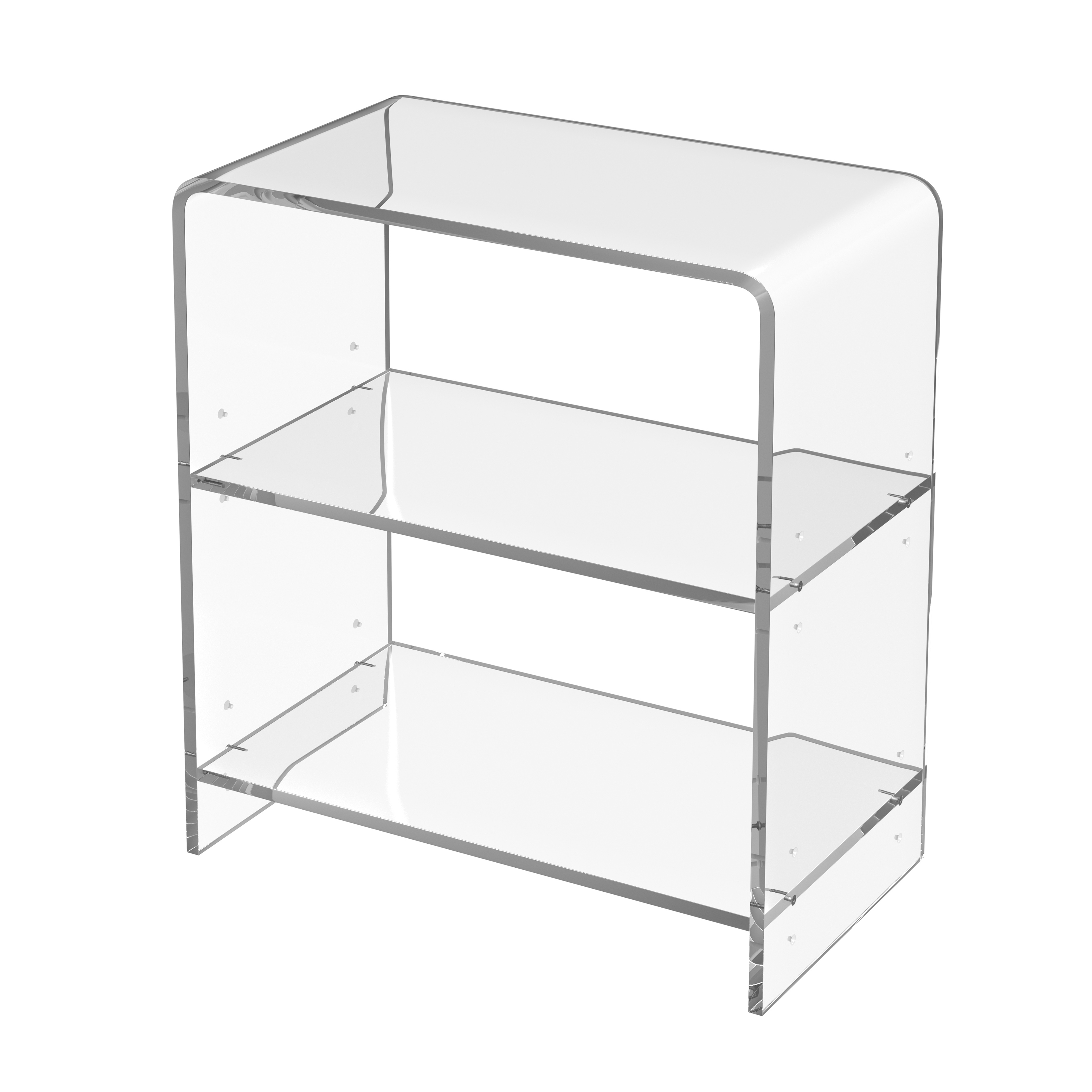 Crystal Clear Clear Acrylic Bookcase - Image 0
