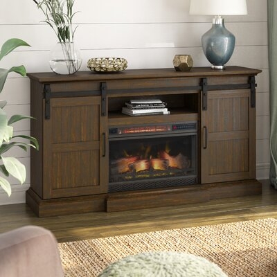 Hammad TV Stand for TVs up to 70" with Electric Fireplace - Image 0