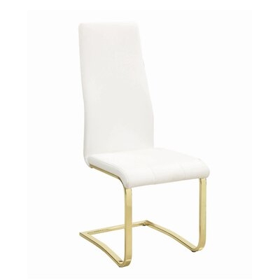 Abree Faux leather Upholstered Side Chair