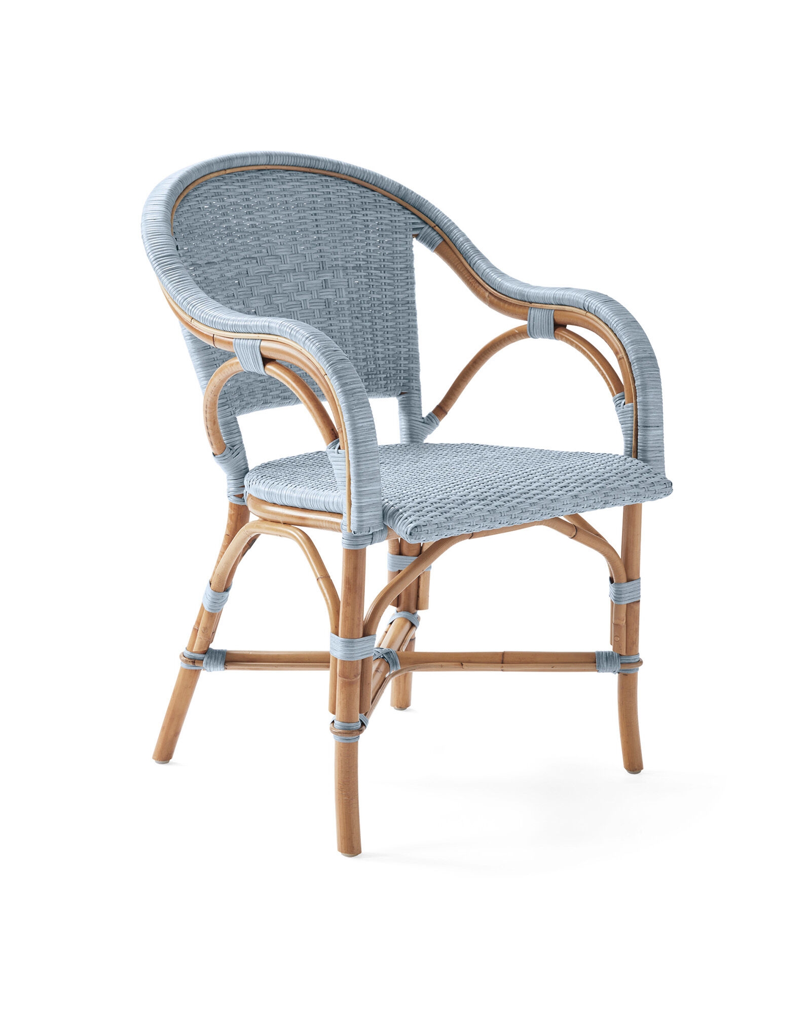 Sunwashed Riviera Rattan Dining Chair - Image 0