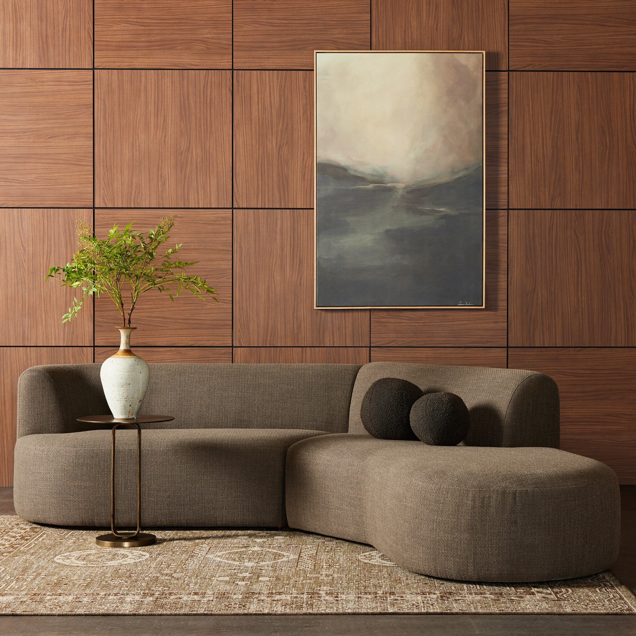 Kipton 2-Piece Sectional - Gibson Mink - Image 3