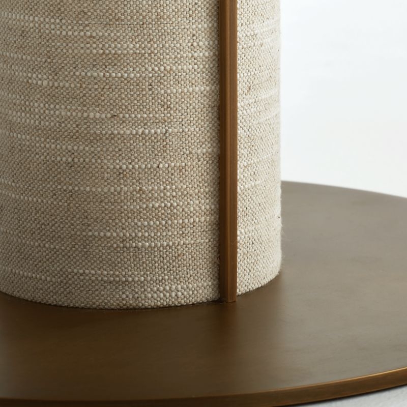Remi Natural Linen Floor Lamp - Image 3