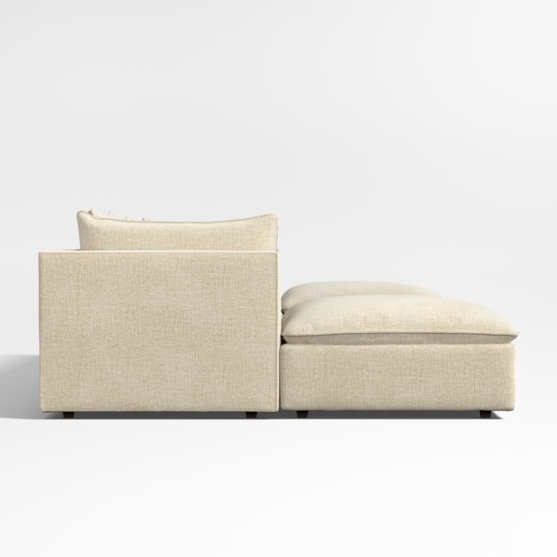 Lotus Deep Modular 5-Piece Sectional Sofa with Ottomans - Image 2
