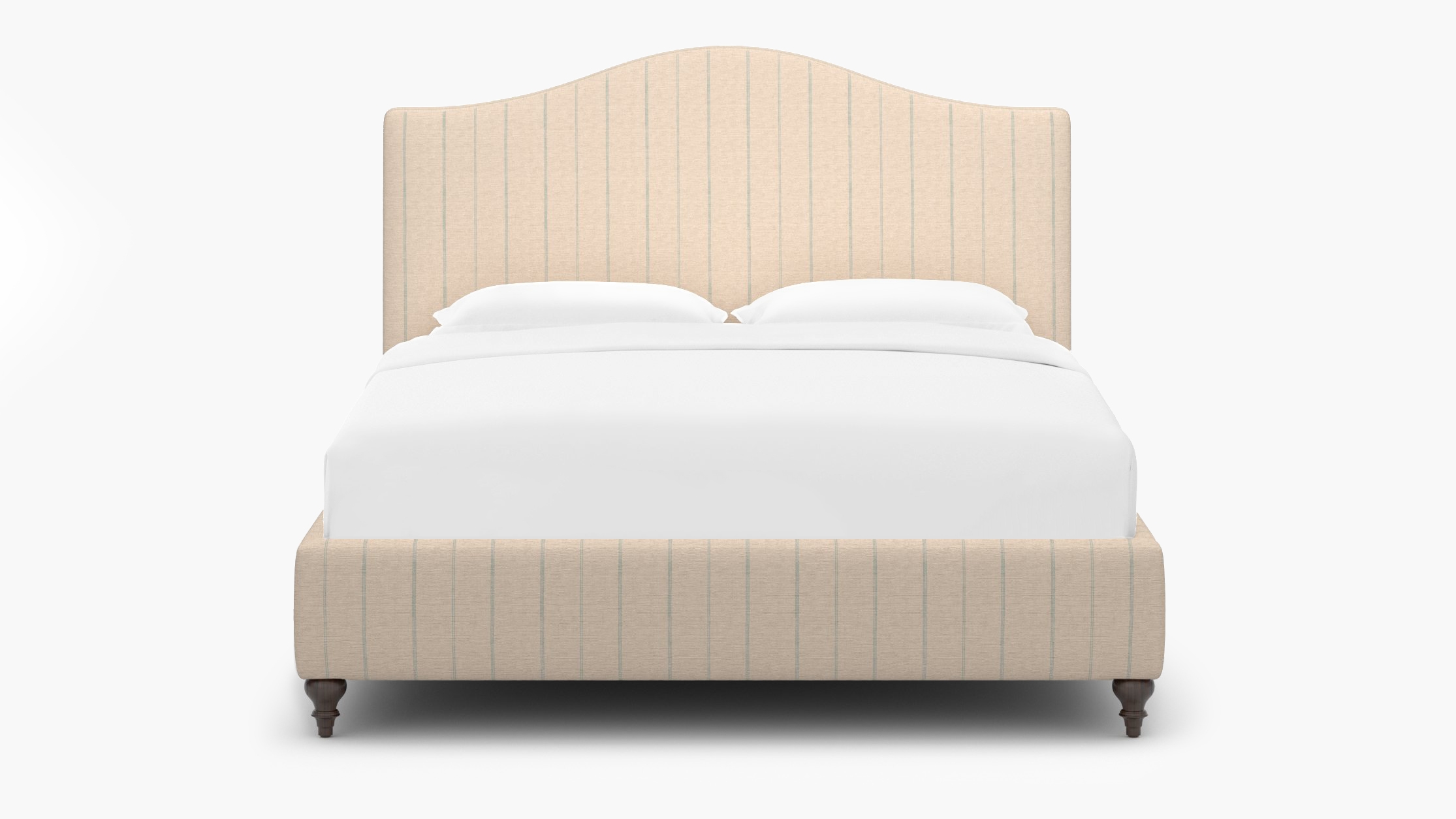 Camelback Bed, Sky Felix, Espresso Traditional Turned Leg, King - Image 0