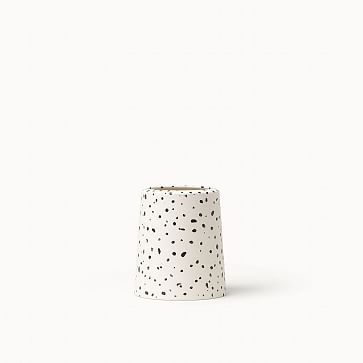 Short Pillar Vase Speckled - Image 1