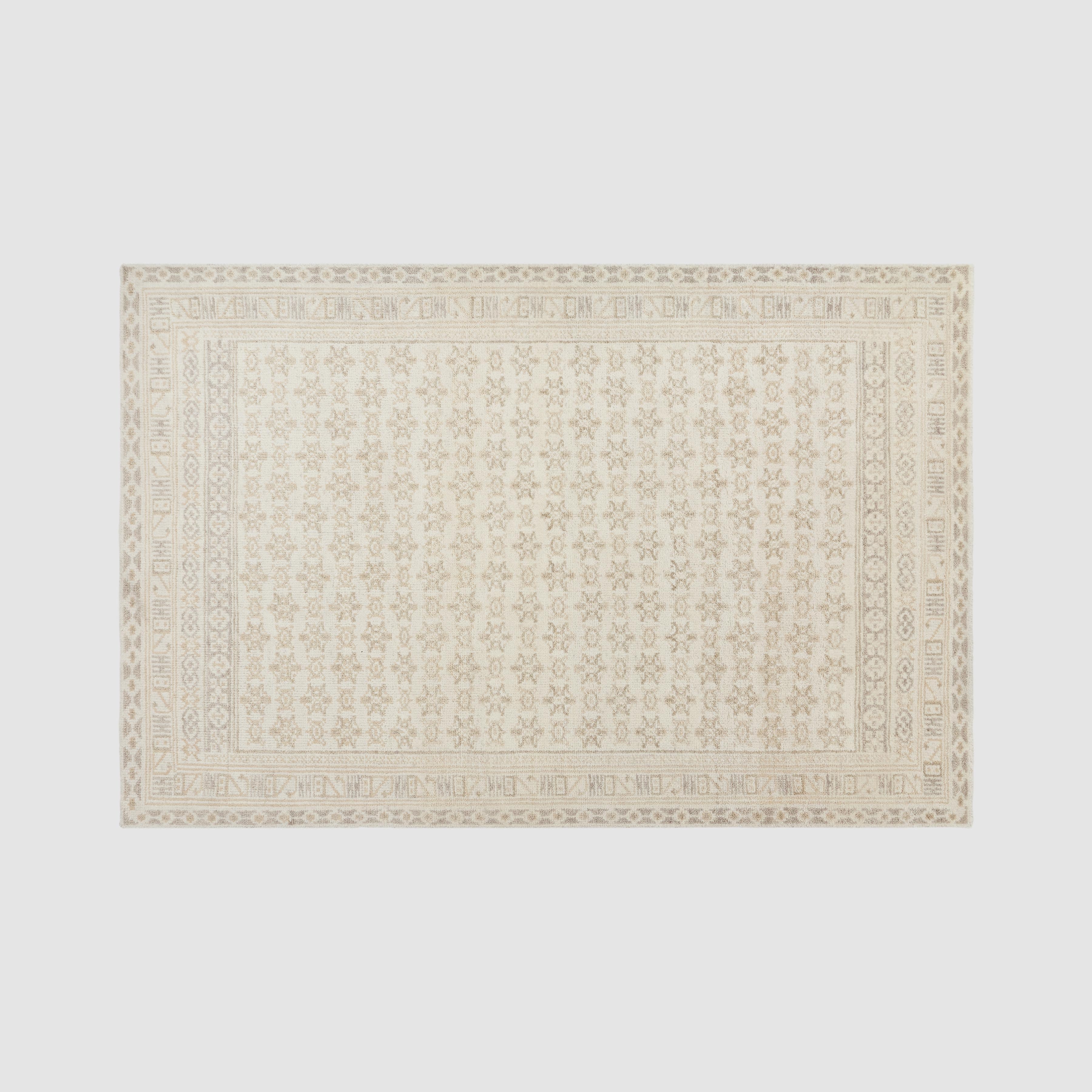 The Citizenry Lahar Hand-Knotted Area Rug | 8' x 10' | Ecru - Image 4
