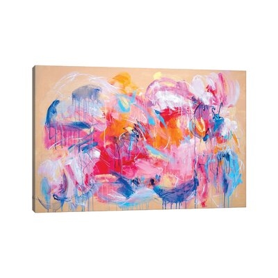 Whimsical Music Notes by Misako Chida - Wrapped Canvas Painting - Image 0