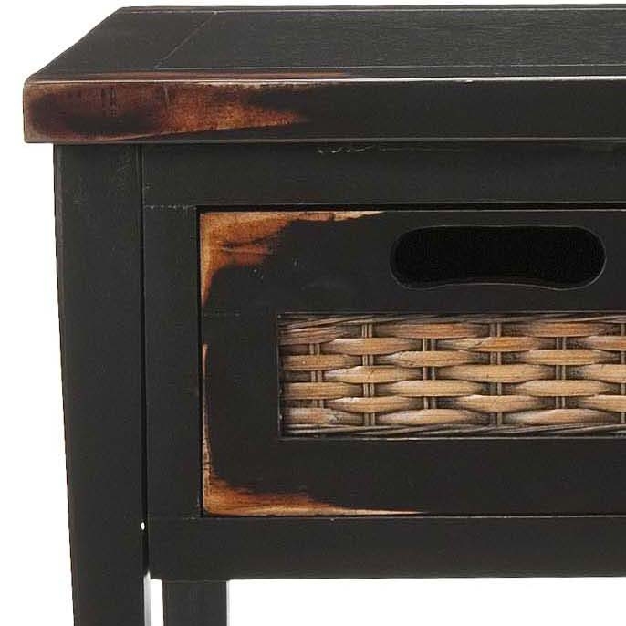 Autumn 3 Drawer Console - Distressed Black - Arlo Home - Image 2