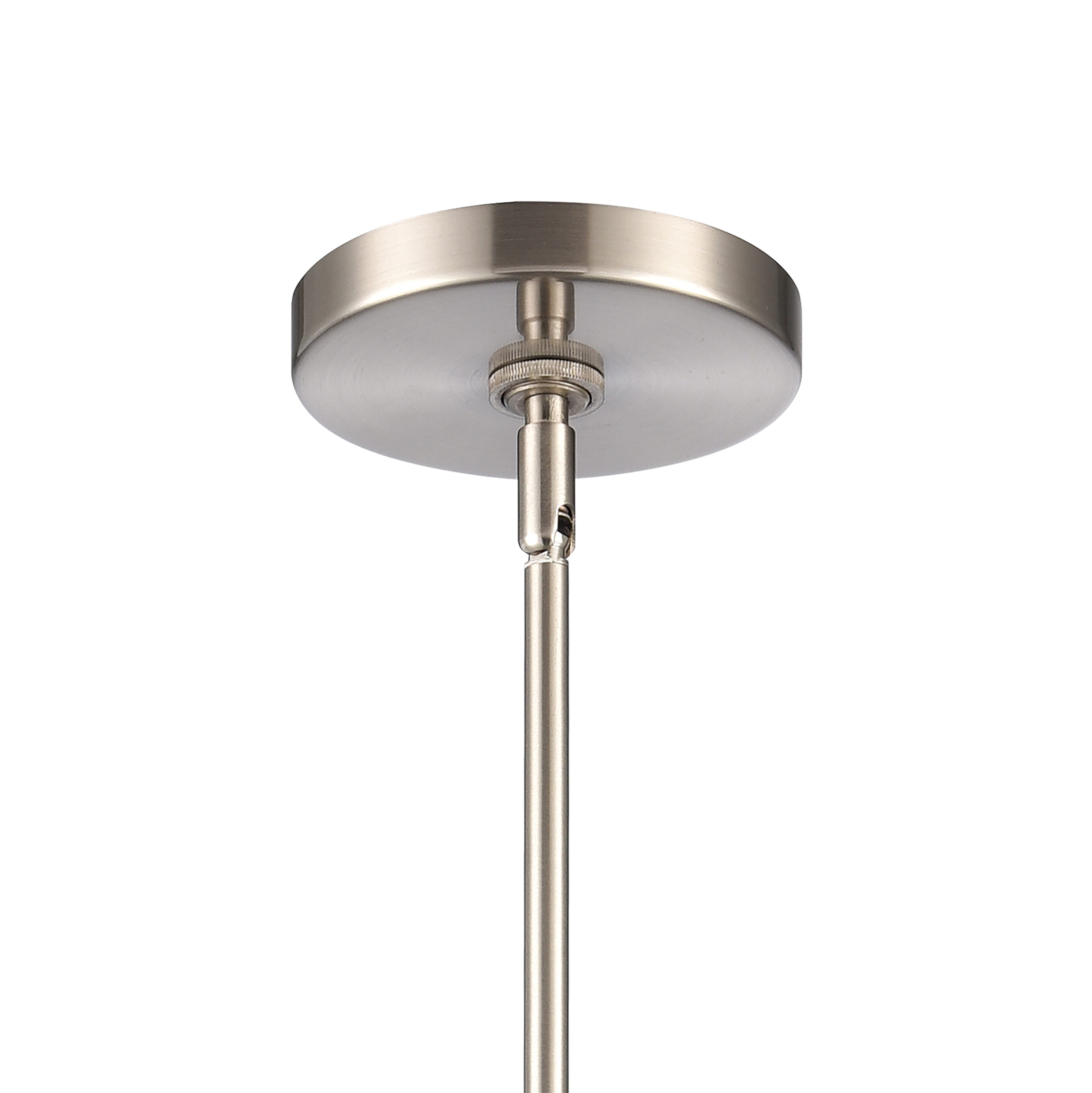 Ice Blocks 6'' Wide 1-Light Mini Pendant - Satin Nickel - Image 4