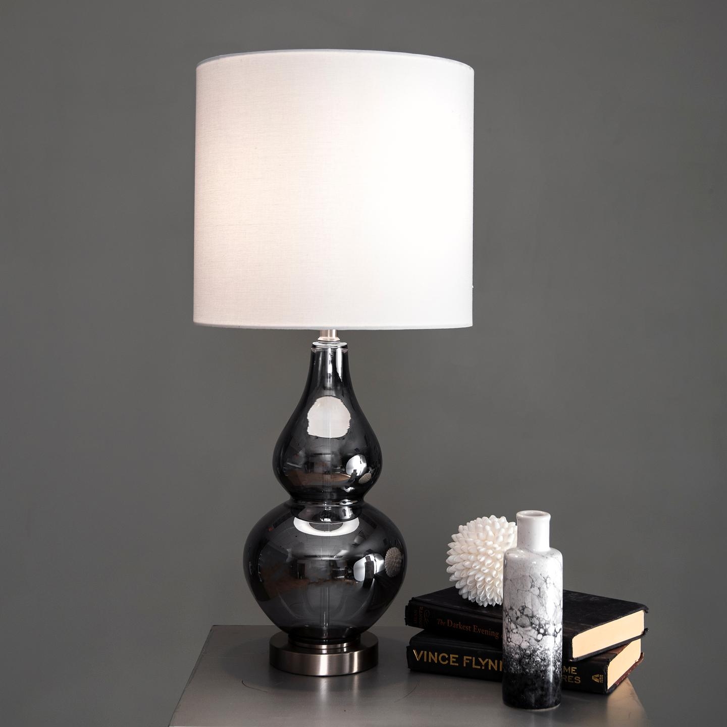 Allen 29" Glass Table Lamp - Image 1