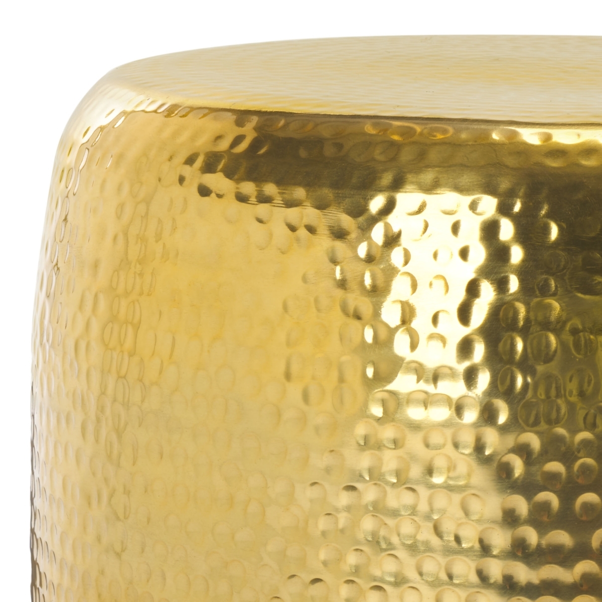 Saanvi Round Accent Table - Champagne Gold / Green - Image 2