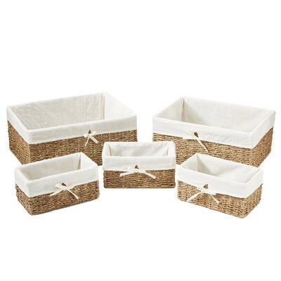 5 Piece Seagrass Basket Set - Image 0