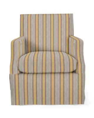 Grady Notch Arm Swivel Chair - Thumbnail 4