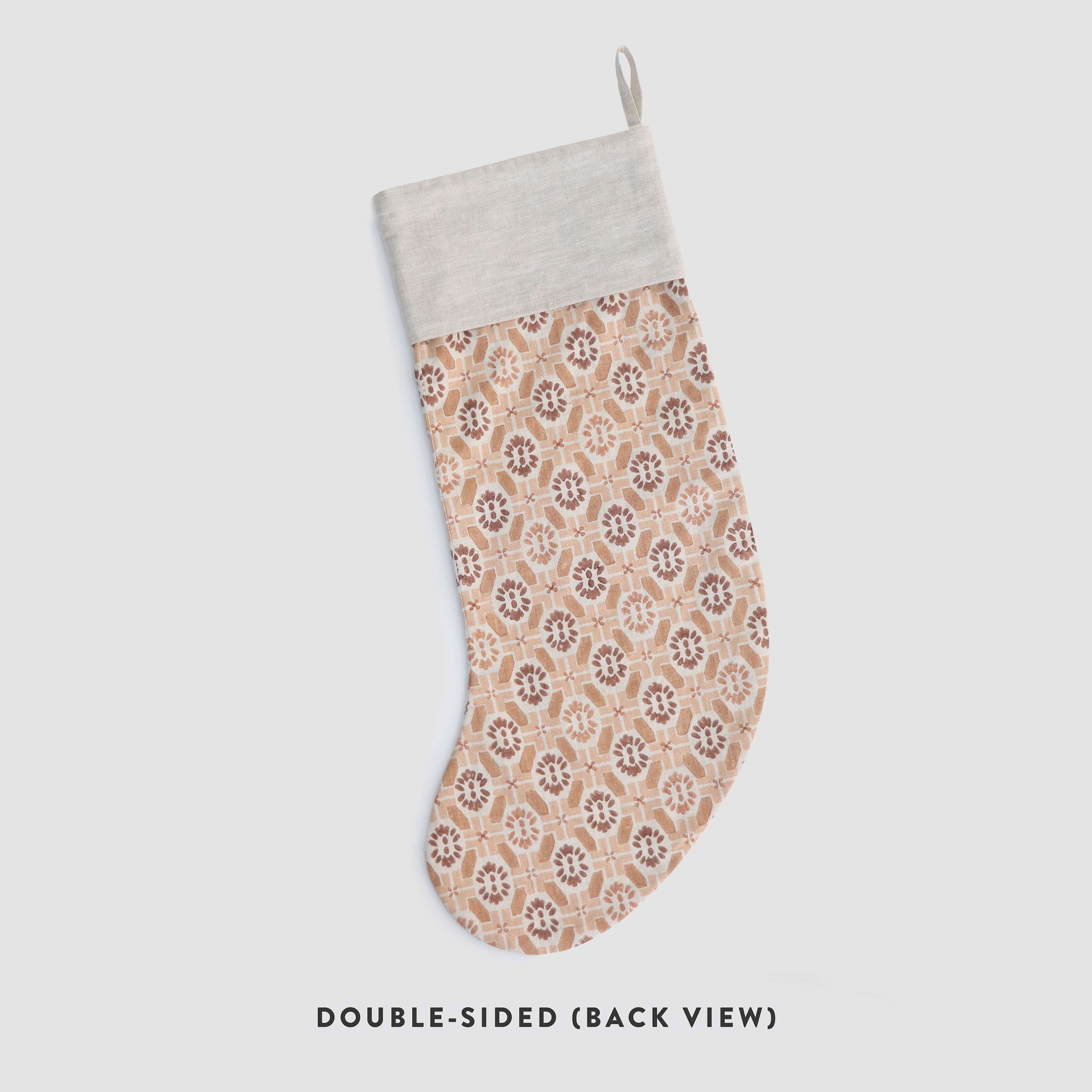 The Citizenry Ayana Block Print Stocking | Sage - Image 8