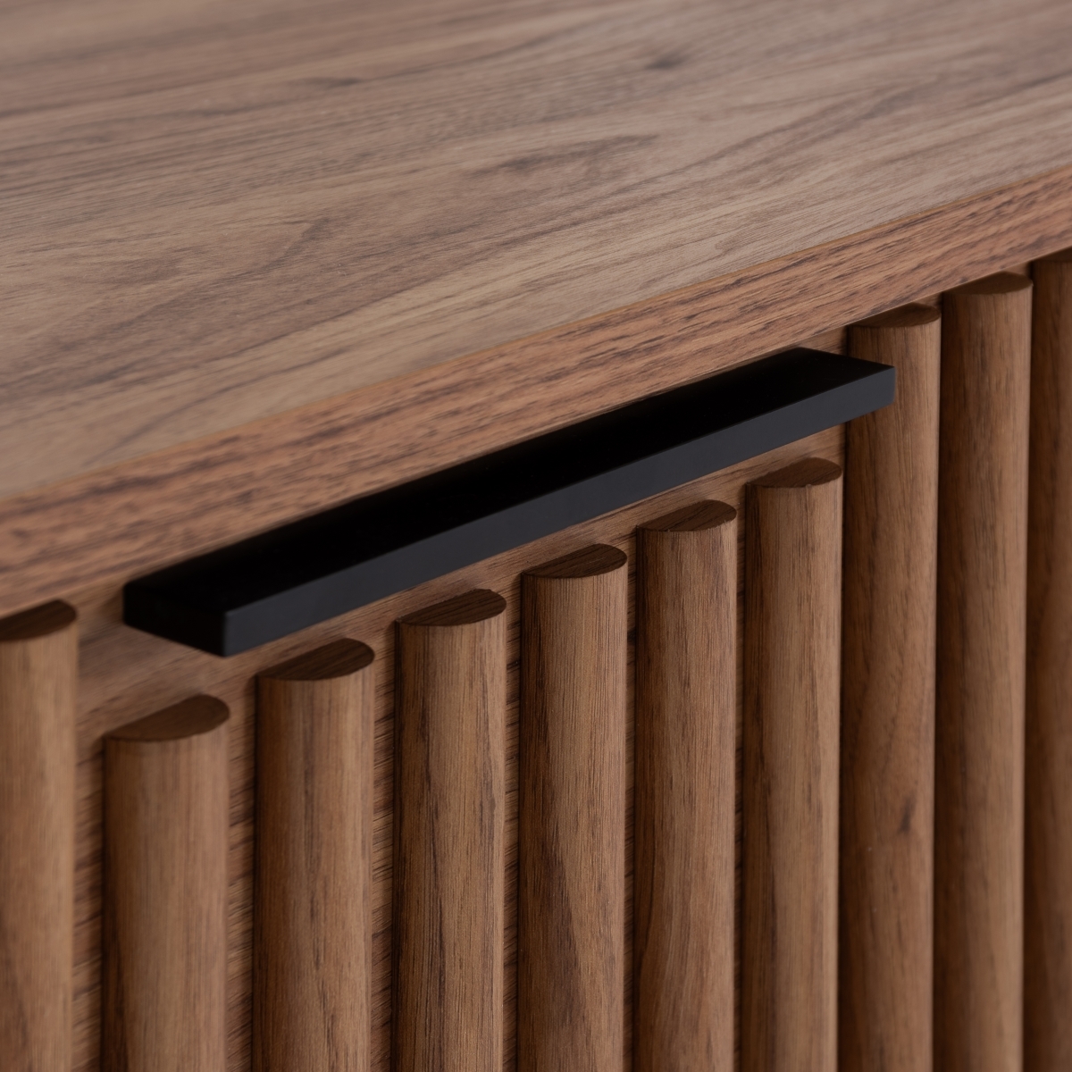 Lylia 1 Door Media Stand - Oak / Black - Safavieh - Image 3