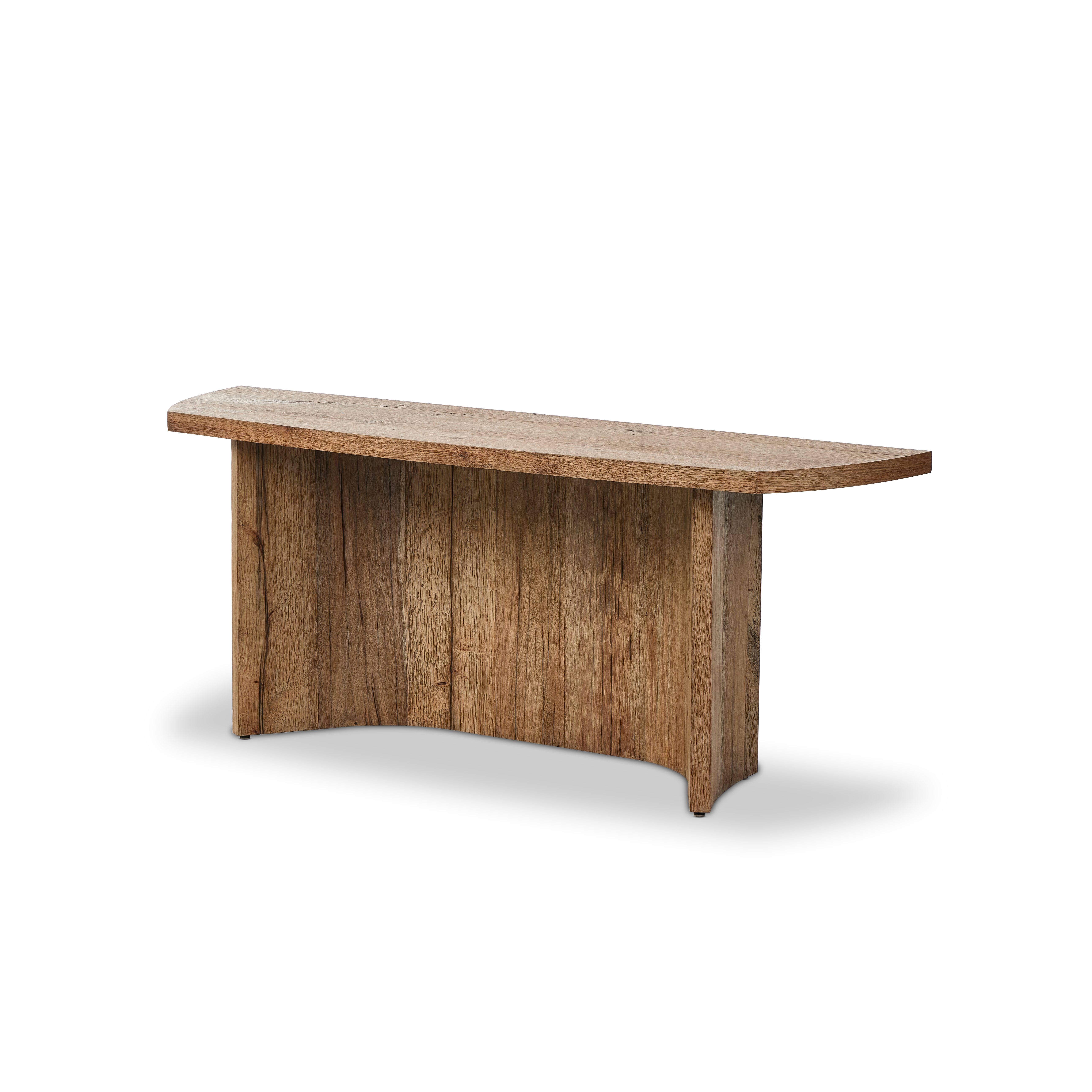 Brinton Console Table-Rustic Oak Veneer - Image 0