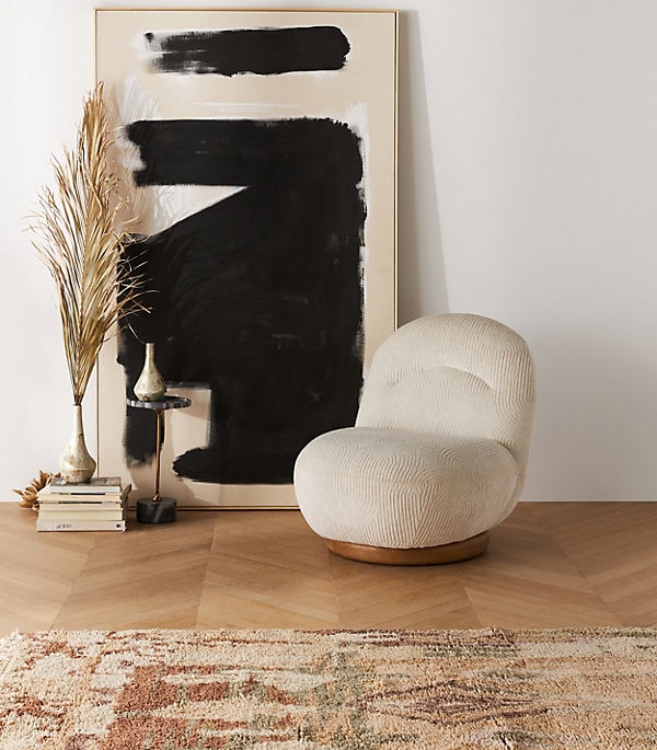 Maren Swivel Chair By Anthropologie in Assorted - Image 0