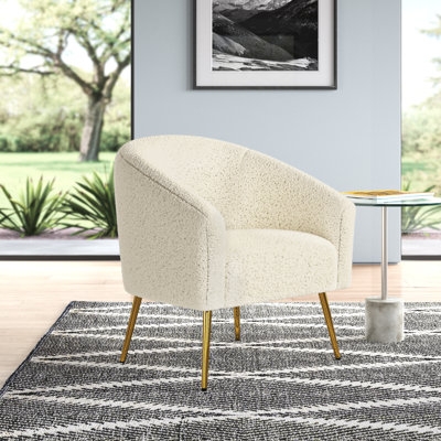 Dawson Upholstered Barrel Chair - Image 1