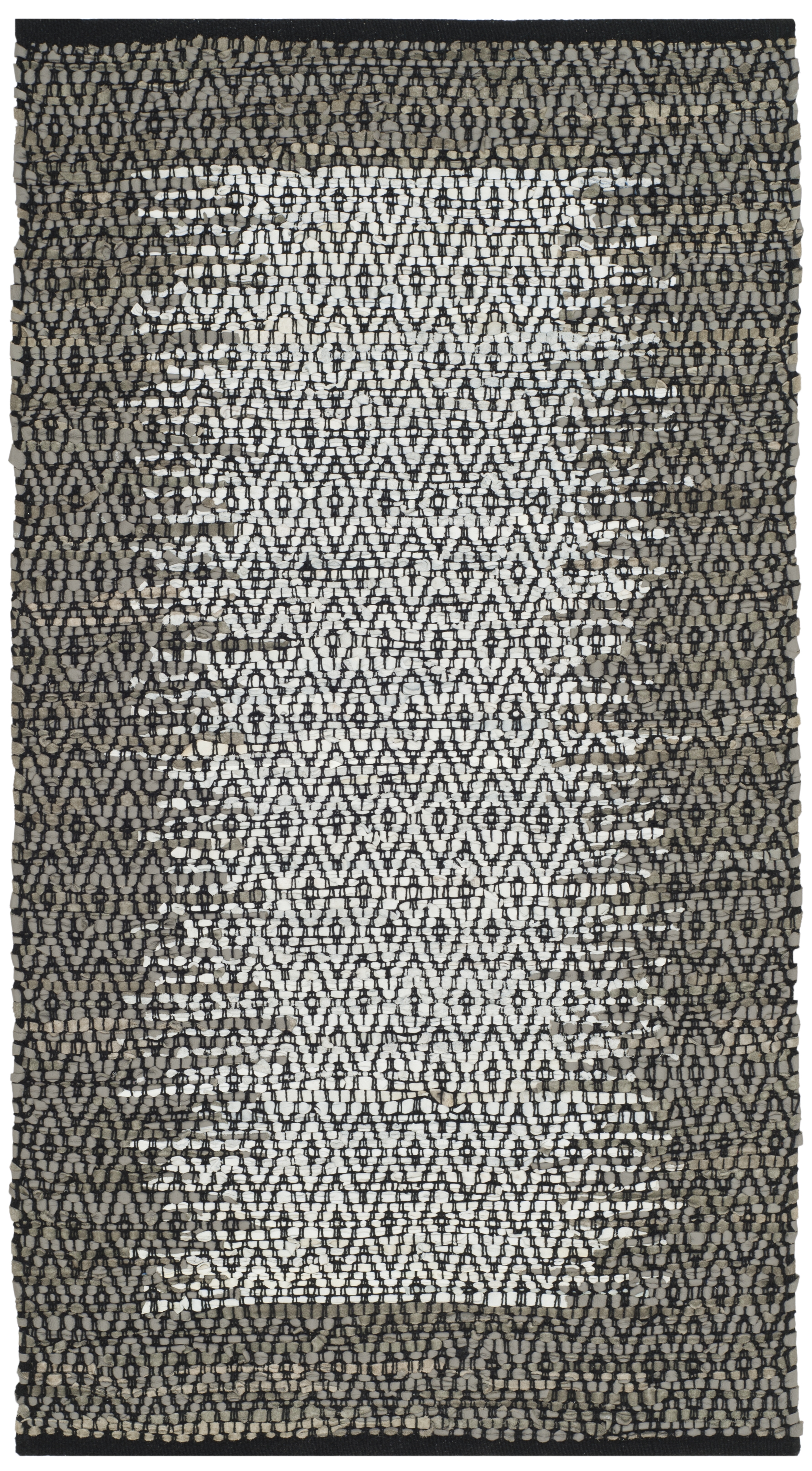 Arlo Home Hand Woven Area Rug, VTL387A, Light Grey/Grey,  2' 3" X 9' - Image 0