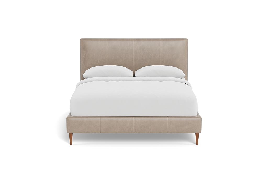 Lowen Leather Upholstered Bed with Tufting Option - Image 0