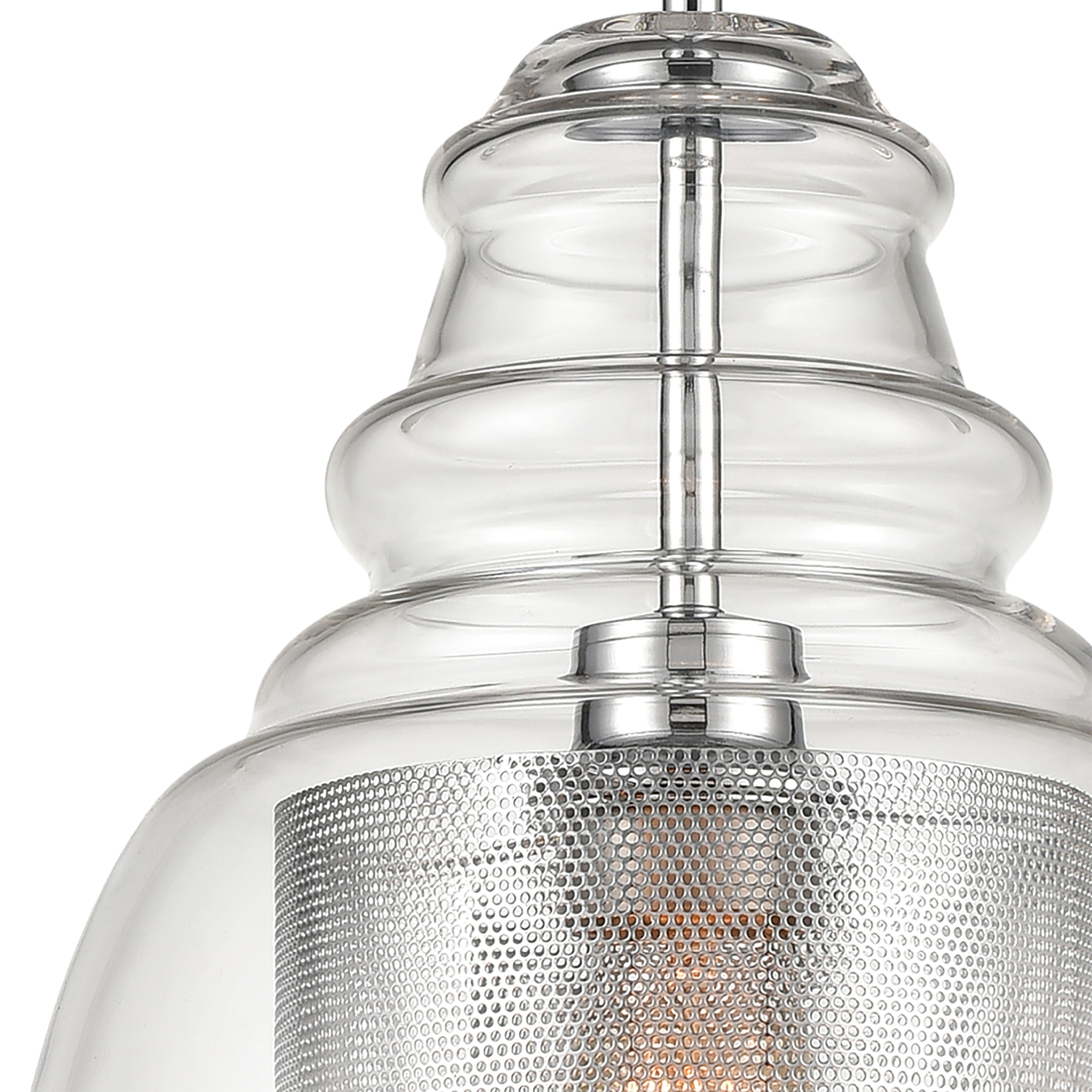 Herndon 11'' Wide 1-Light Pendant - Polished Chrome - Image 2