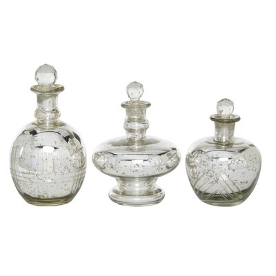 3 Piece Garrow Decorative Glass Jars Set - Image 0