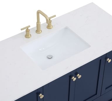Blue Moro Single Sink Vanity, 48" - Image 1