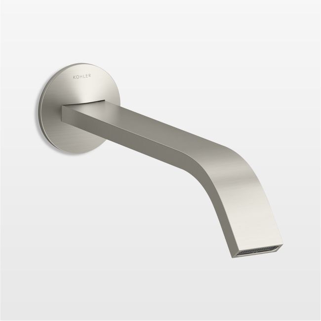Kohler ® Components ® Nickel Wall-Mounted Bathroom Sink Faucet and Handles<br /> - Image 0