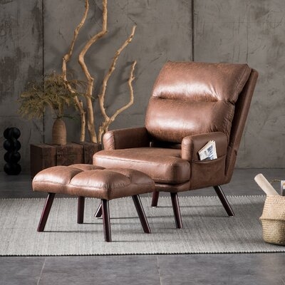 Melo Adjustable Lounge Chair and Ottoman - Image 0