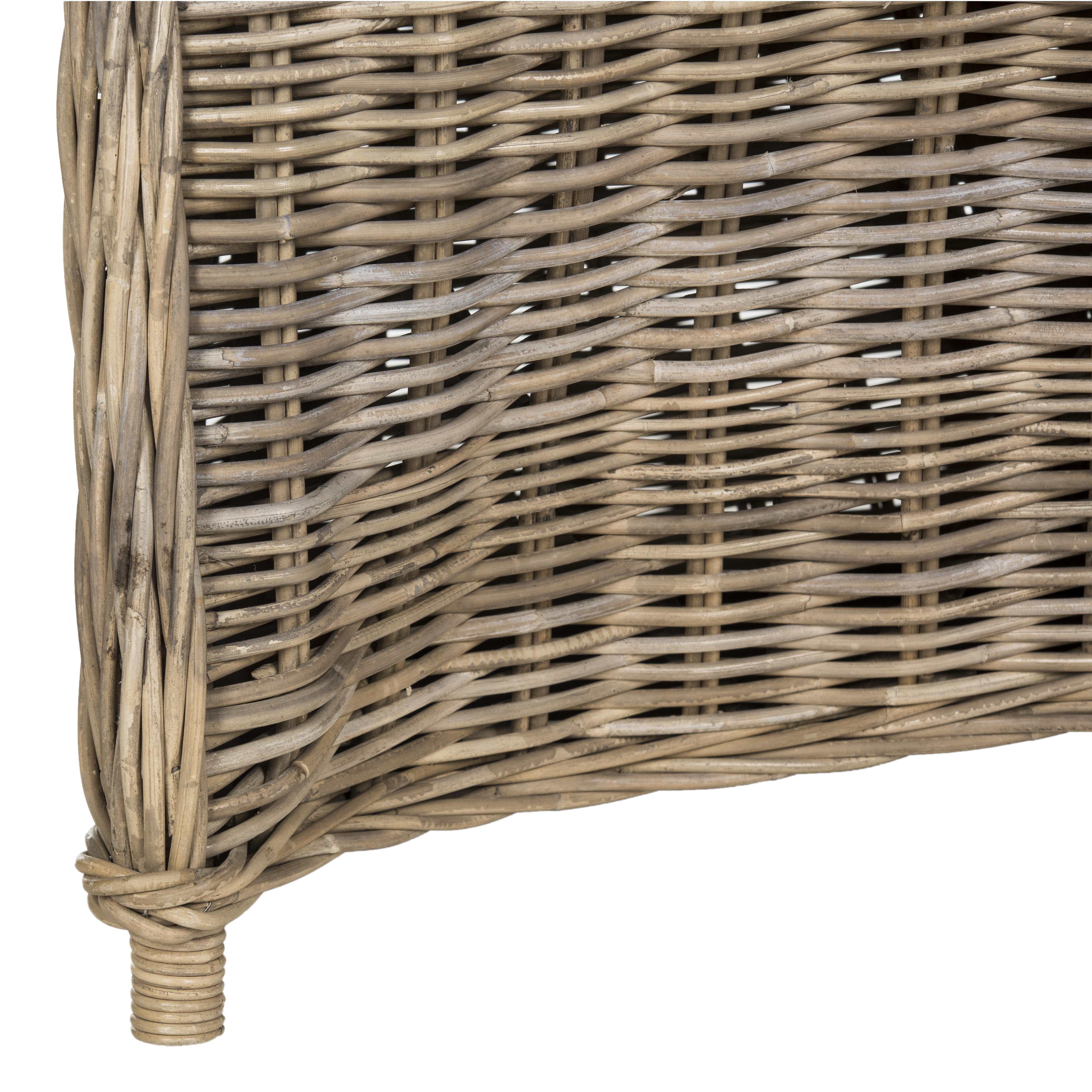 Zane Wicker Club Chair - Natural - Safavieh - Image 5