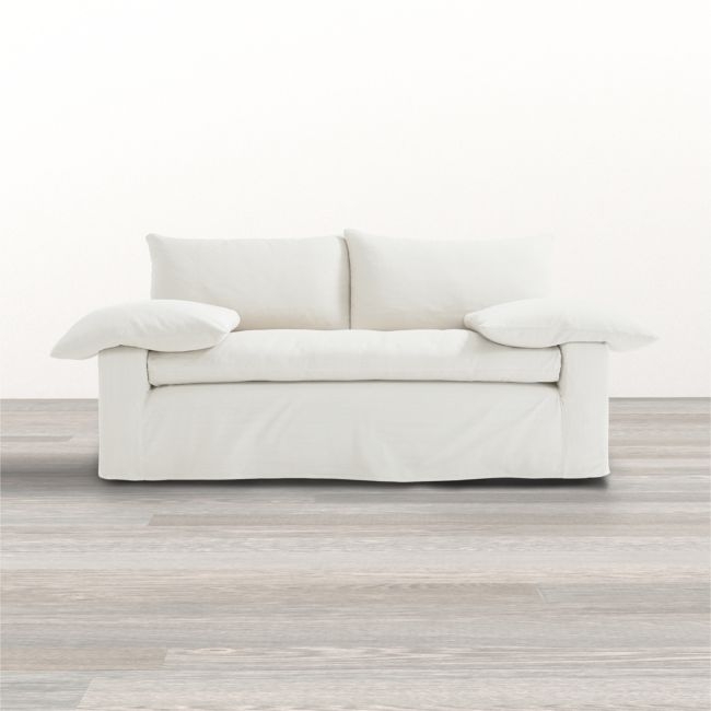 Ever Slipcovered Apartment Sofa by Leanne Ford - Image 0