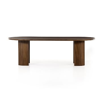 Oval Wooden 98.5" Dining Table, Gold Guanacaste - Image 2