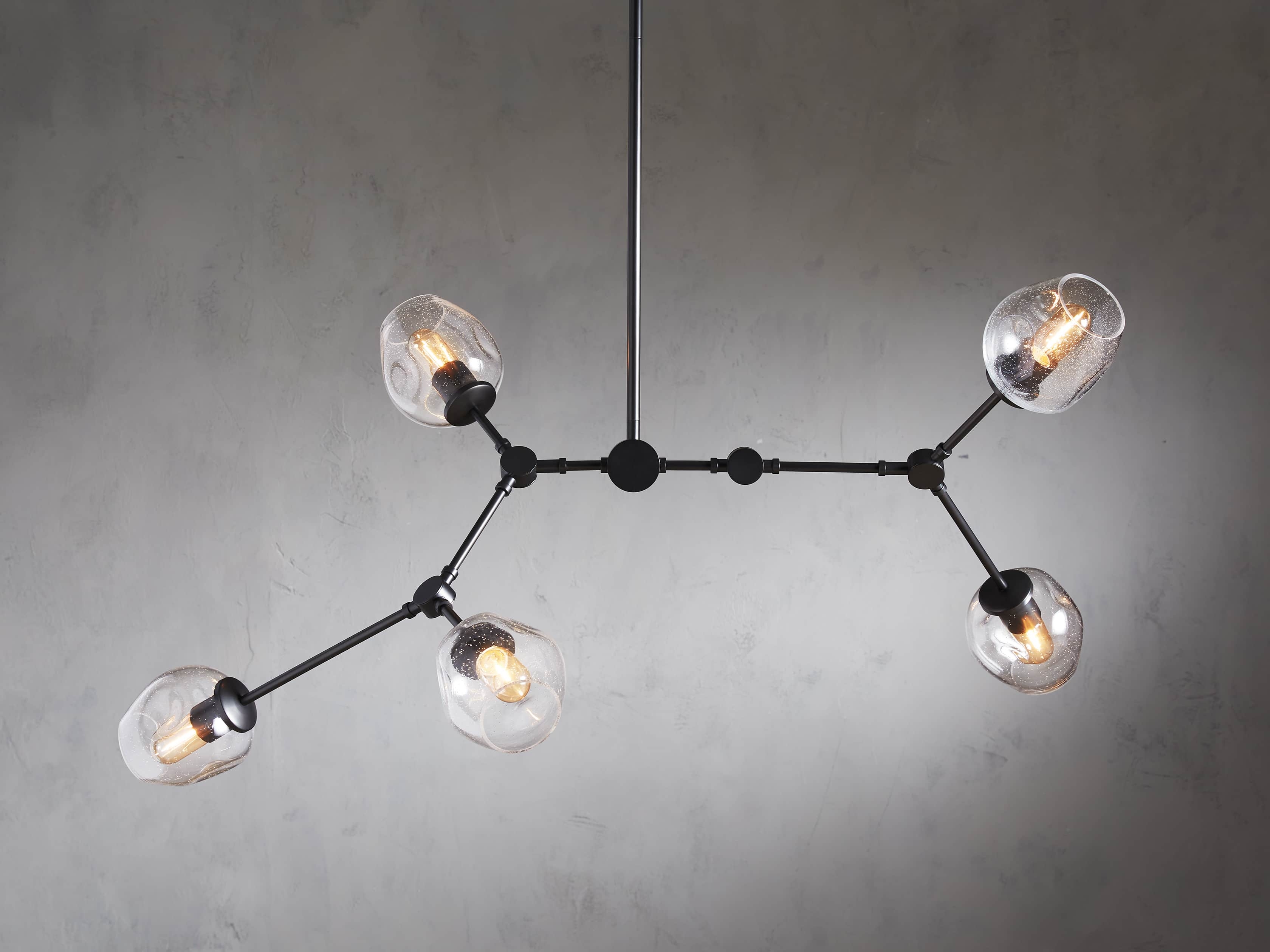 Noella Chandelier in Glass Bronze - Image 0