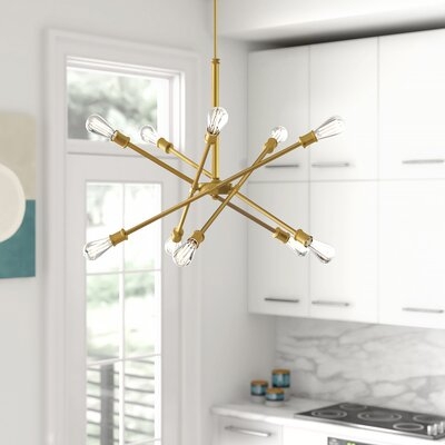 Waycross  10 - Light Unique Modern Linear Chandelier - Image 0