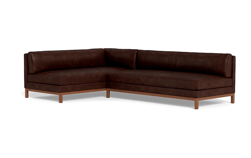 Jasper Leather Left Chaise Sectional - Image 2