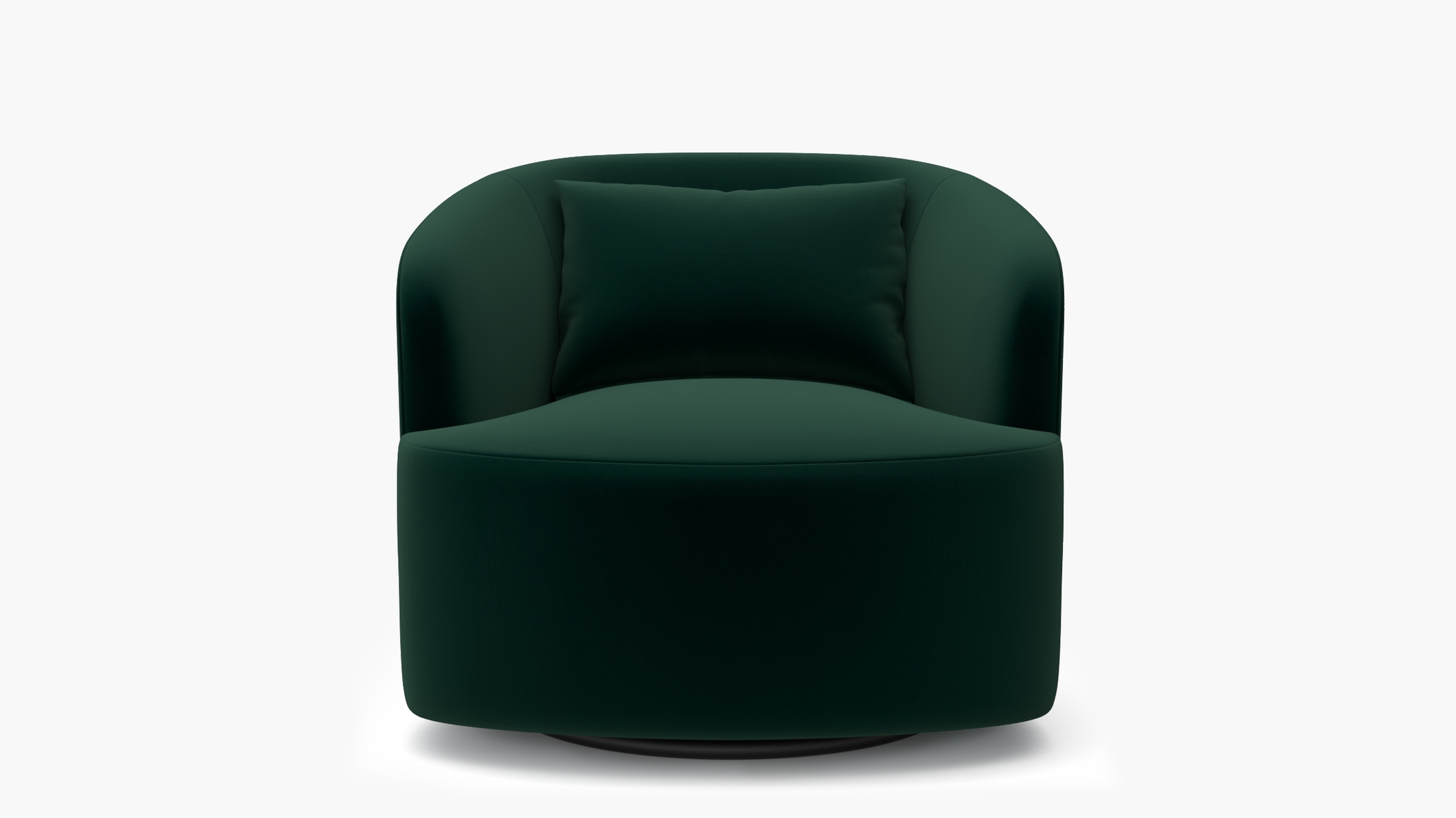 Deco Swivel Chair, Spruce Performance Plush Velvet - Image 0
