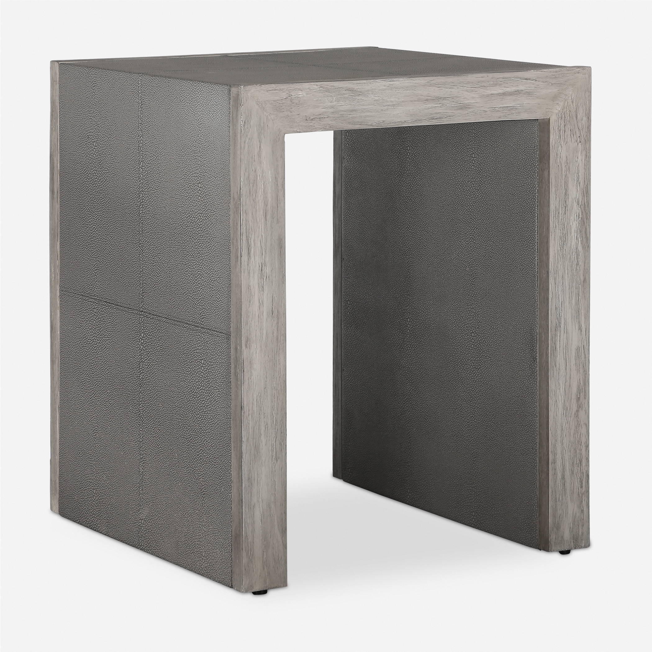 Aerina Modern Gray End Table - Image 0