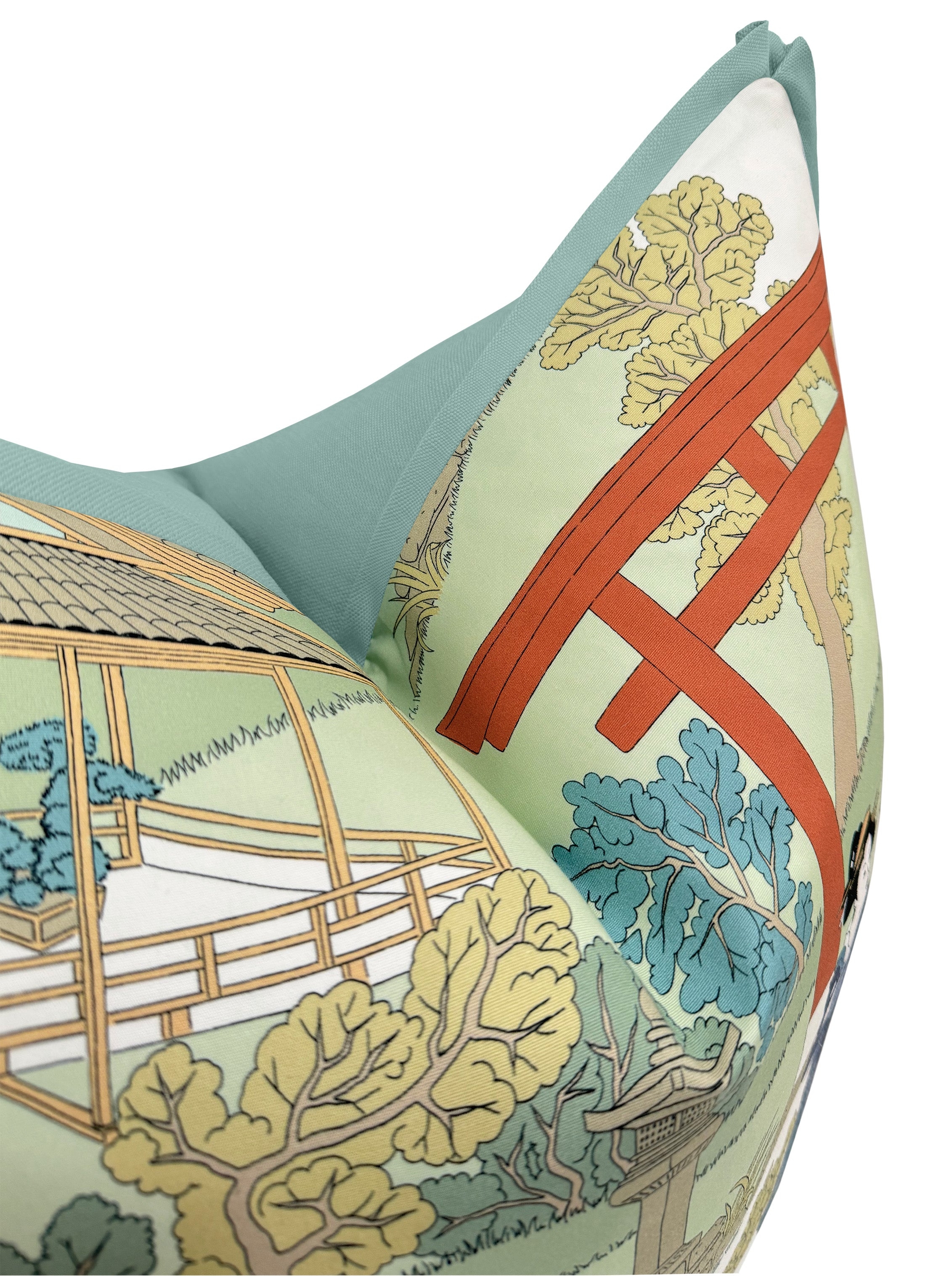 GEISHAS // INDIGO | MANUEL CANOVAS - 20" X 20" / BUTTERFLY FLANGE / Spa Blue - Image 0