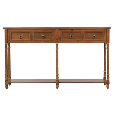 Antique Navy Console Table Sofa Table - Image 0