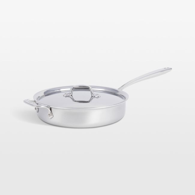 All-Clad ® D3 Curated 3-ply Stainless Steel 3-Qt. Saute Pan - Image 0