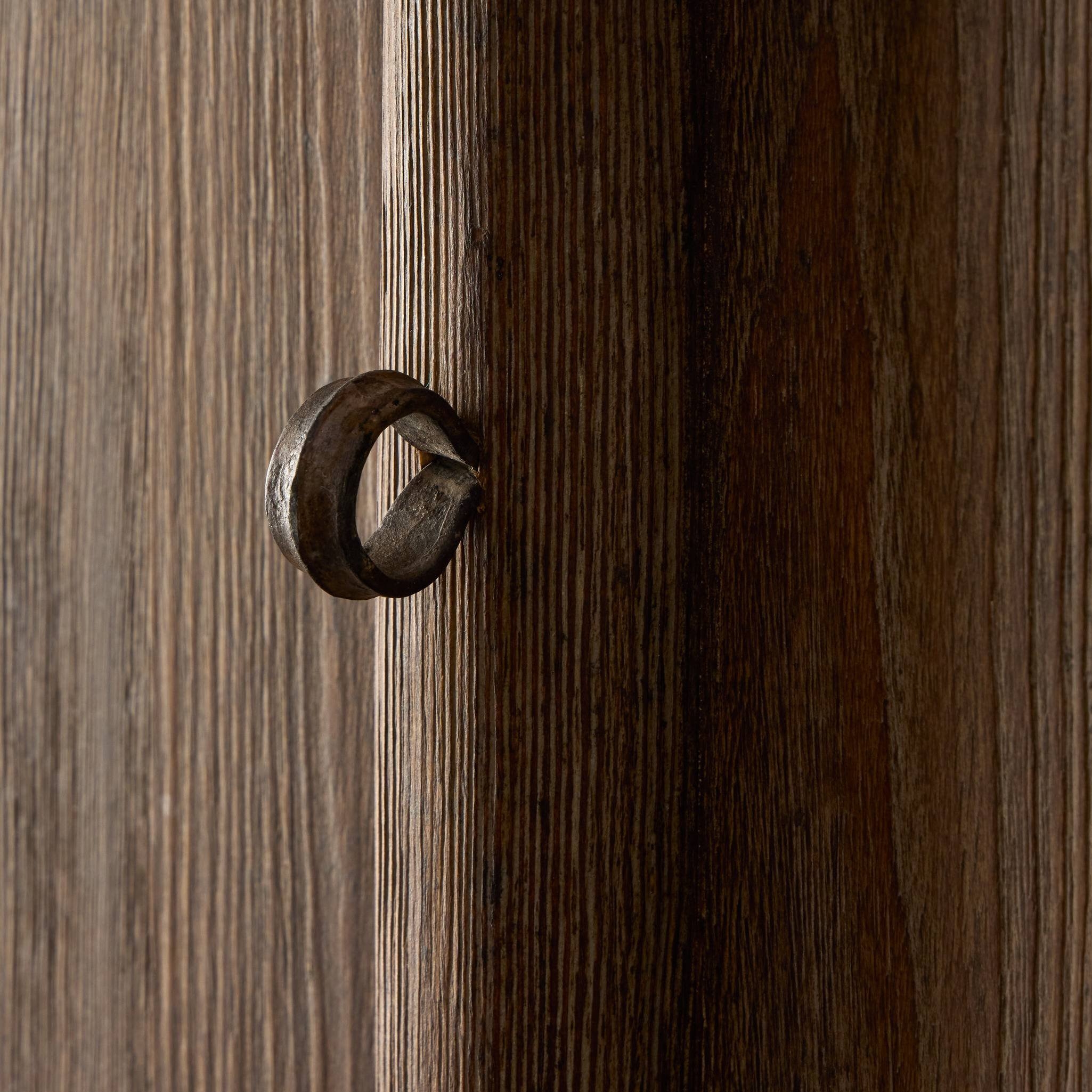 Alcott Cabinet - Distressed Cocoa Pine Veneer - Image 14