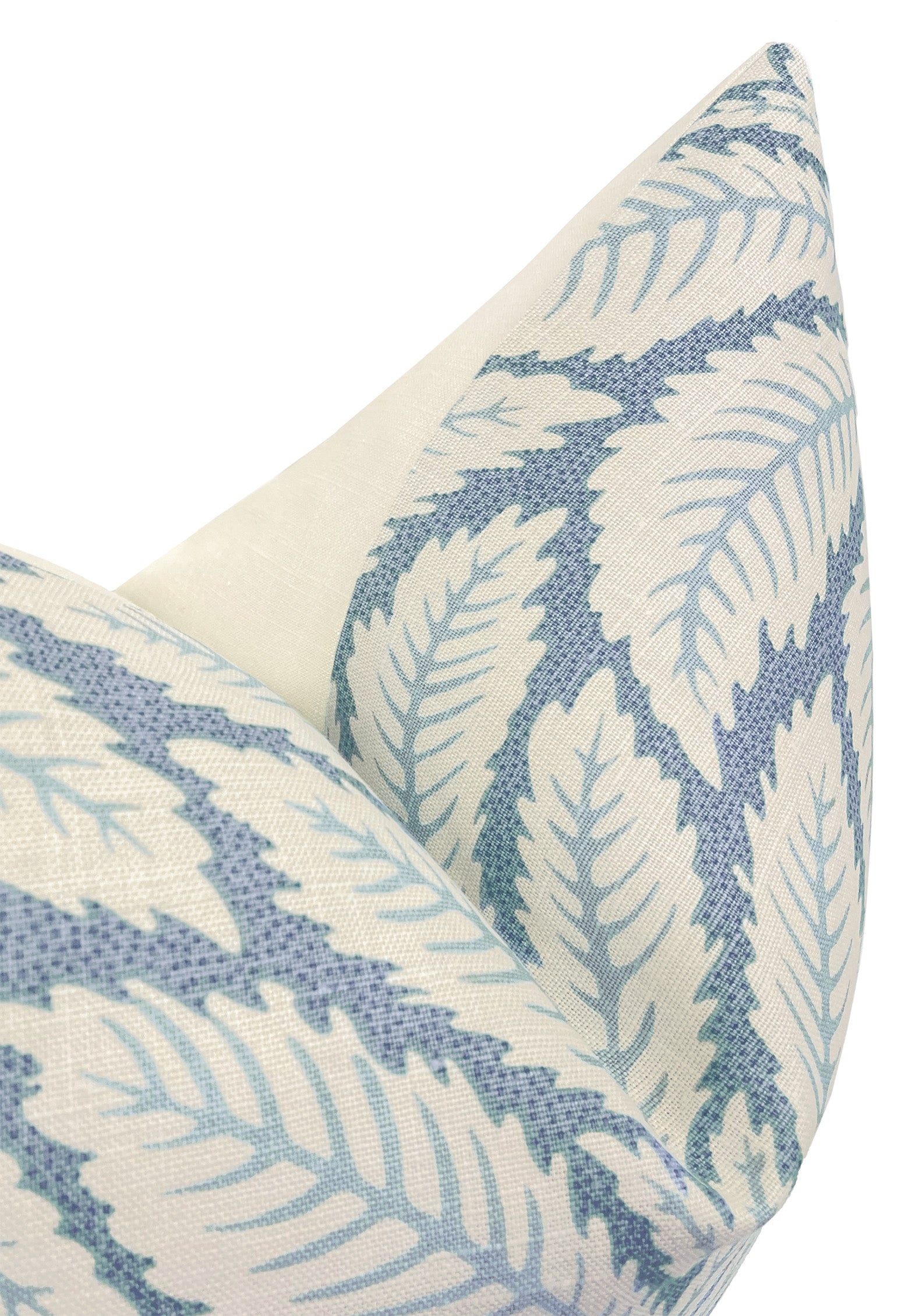 TALAVERA COTTON AND LINEN PRINT // BLUE - 20" X 20" - Image 2