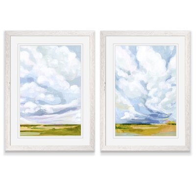 'Lucid Skies I' by Vincent Van Gogh - 2 Piece Picture Frame Painting Print Set - Image 0