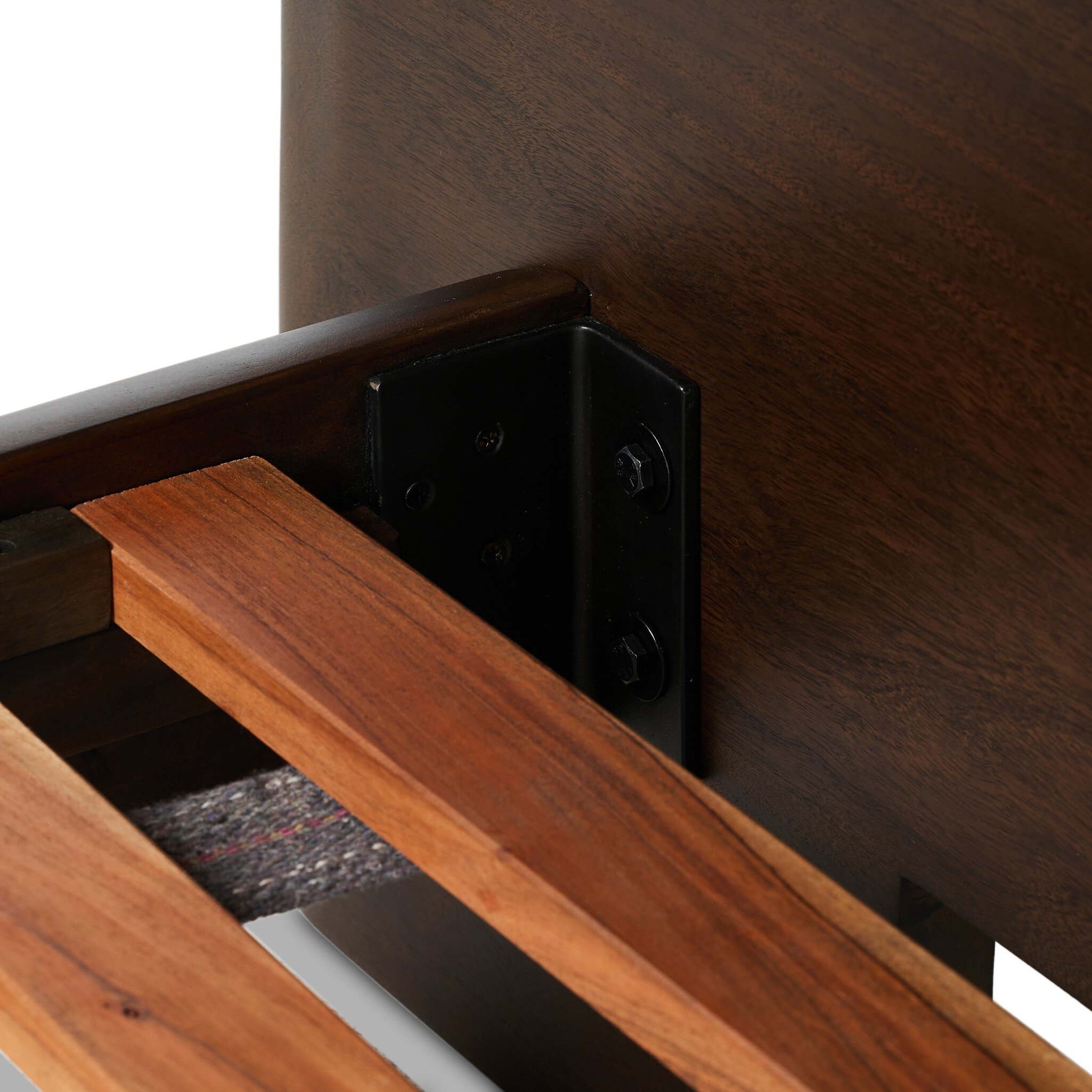 Nigel Bed - Rustic Brown Acacia - Image 11