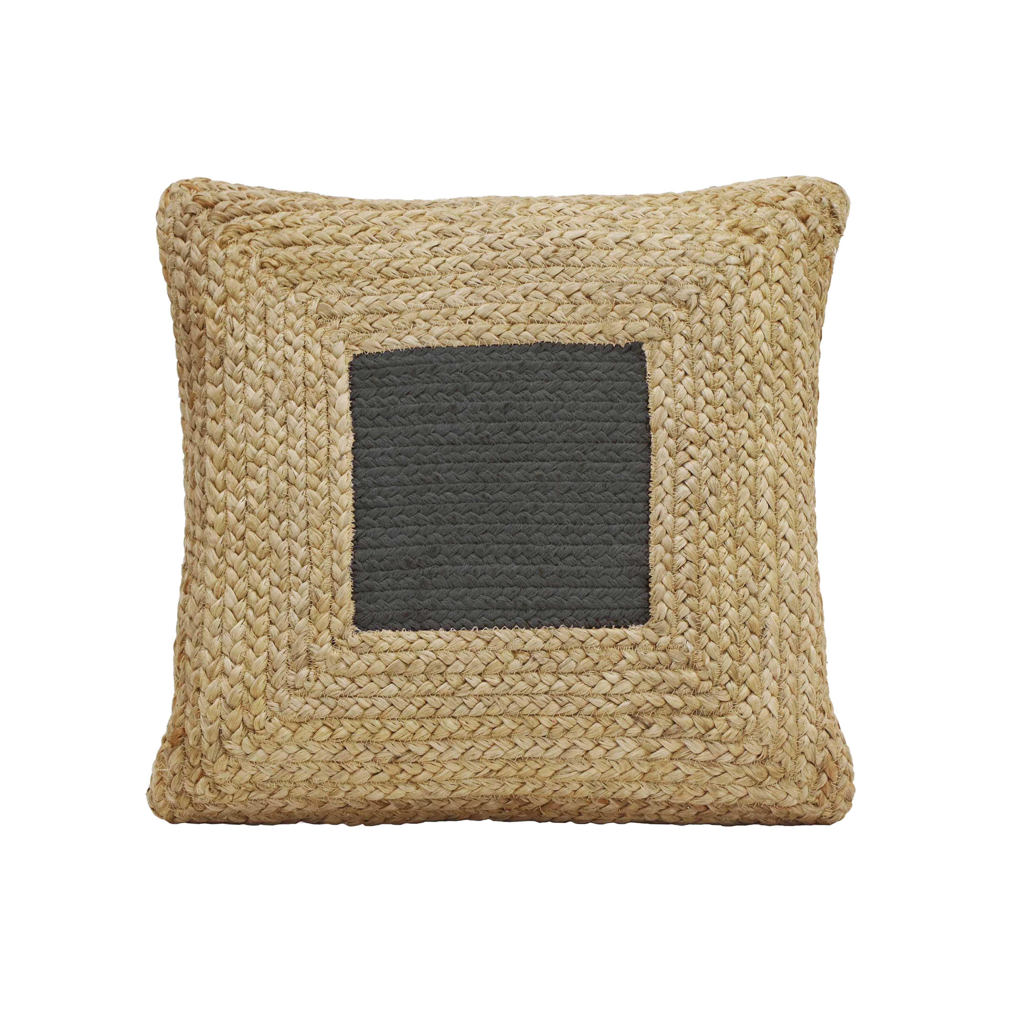 Blank Mind Black Square Accent Pillow - Image 0