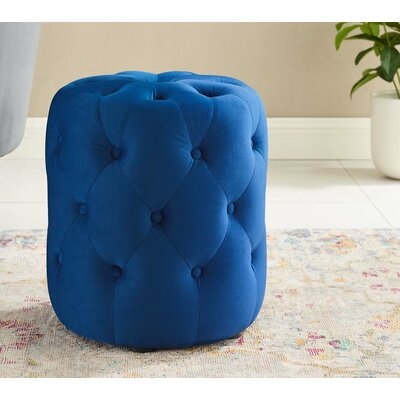 Overbay Tufted Pouf - Image 0