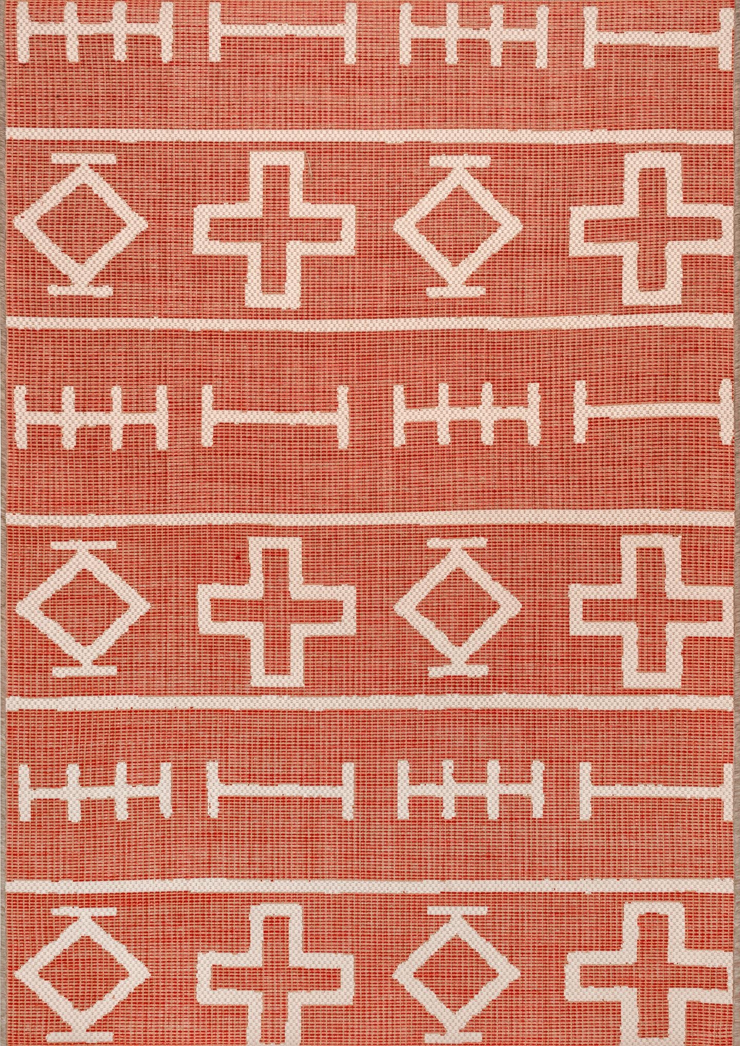 Holland Ethnic Symbols Indoor/Outdoor Area Rug - Image 1