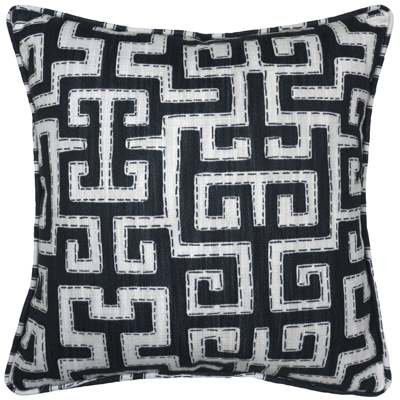 Square Feathers Uptown Polyester Pillow Cover & Insert - Image 0
