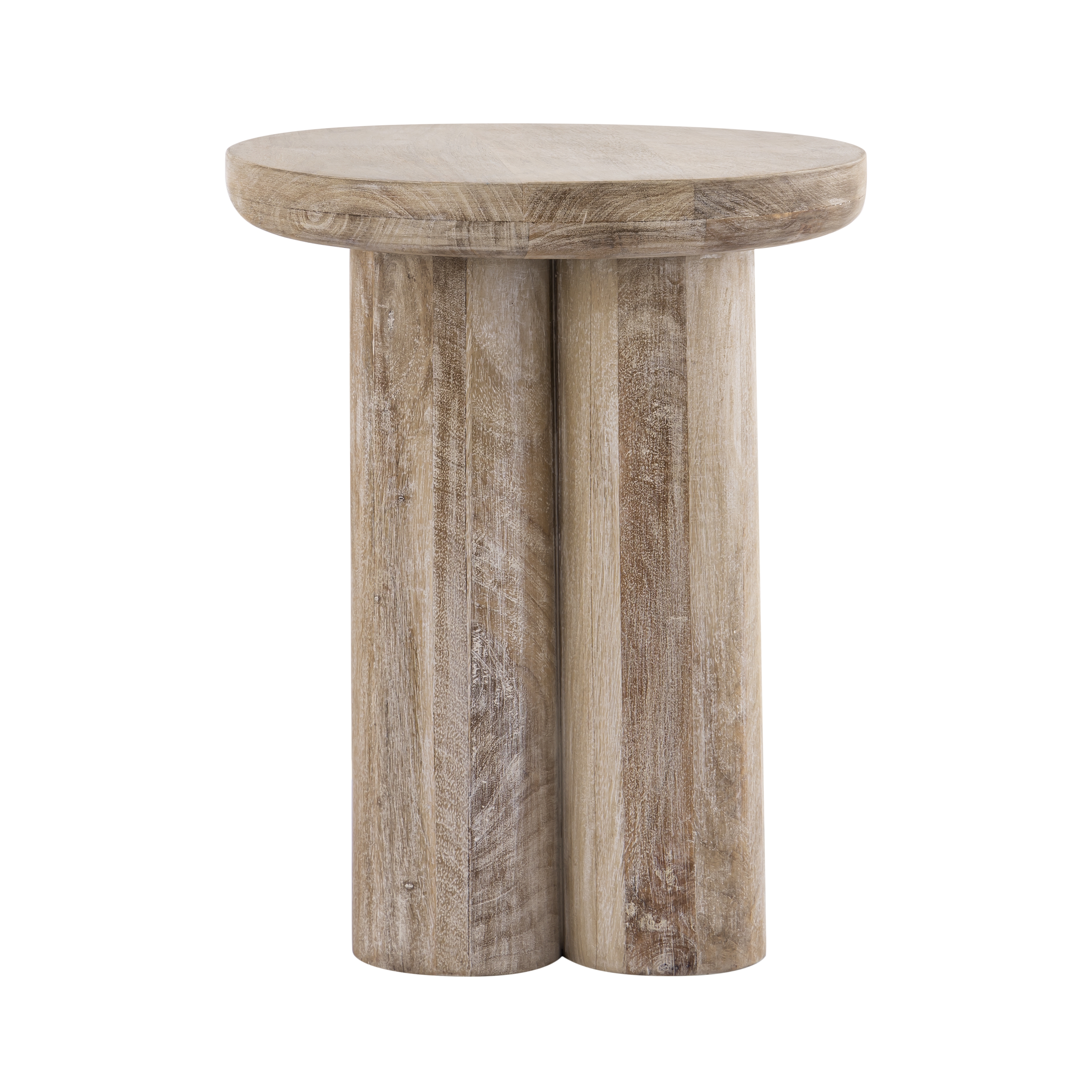 Morris Cerused Accent Table - Natural - Image 5
